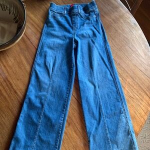 SPANX High Waist Pull-Up Wide Leg Jean M